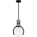 Myhouse Lighting Quoizel - QP6741MBK - One Light Pendant - Quoizel Pendant - Matte Black