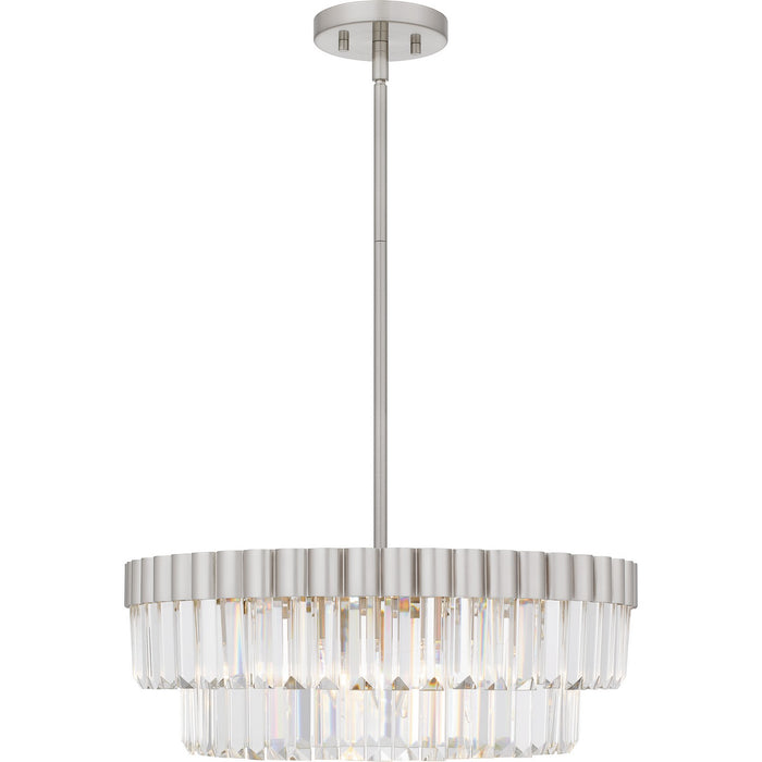 Myhouse Lighting Quoizel - QP6742BN - Four Light Pendant - Quoizel Pendant - Brushed Nickel