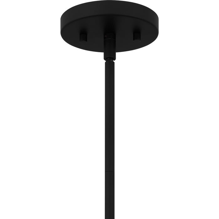 Myhouse Lighting Quoizel - QP6742MBK - Four Light Pendant - Quoizel Pendant - Matte Black