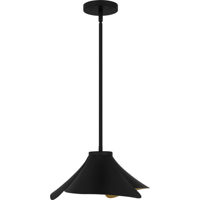 Myhouse Lighting Quoizel - QP6747MBK - One Light Pendant - Quoizel Pendant - Matte Black