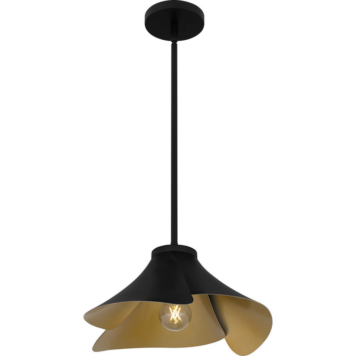 Myhouse Lighting Quoizel - QP6747MBK - One Light Pendant - Quoizel Pendant - Matte Black