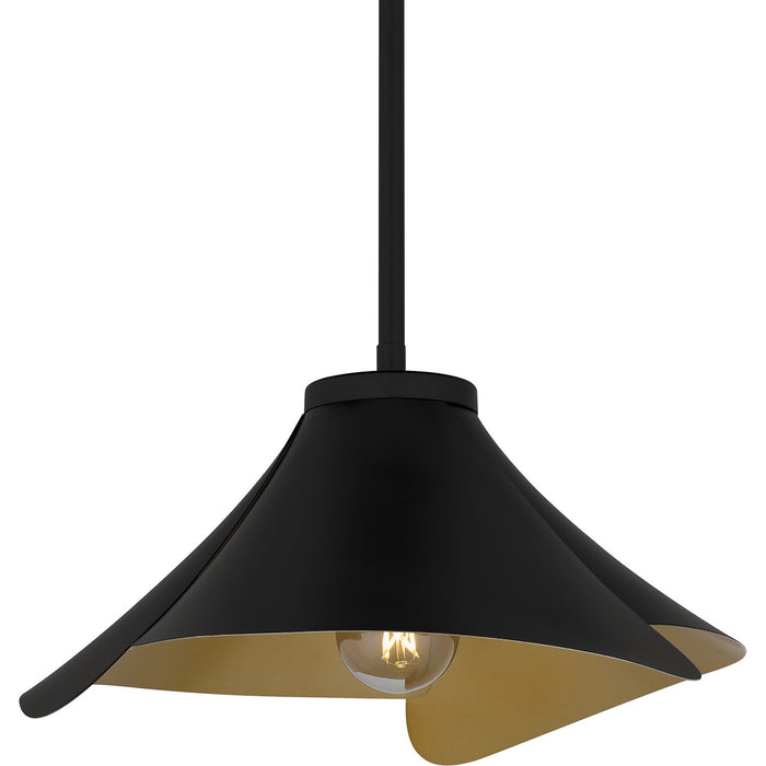 Myhouse Lighting Quoizel - QP6747MBK - One Light Pendant - Quoizel Pendant - Matte Black