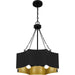 Myhouse Lighting Quoizel - QP6755MBK - Four Light Pendant - Quoizel Pendant - Matte Black