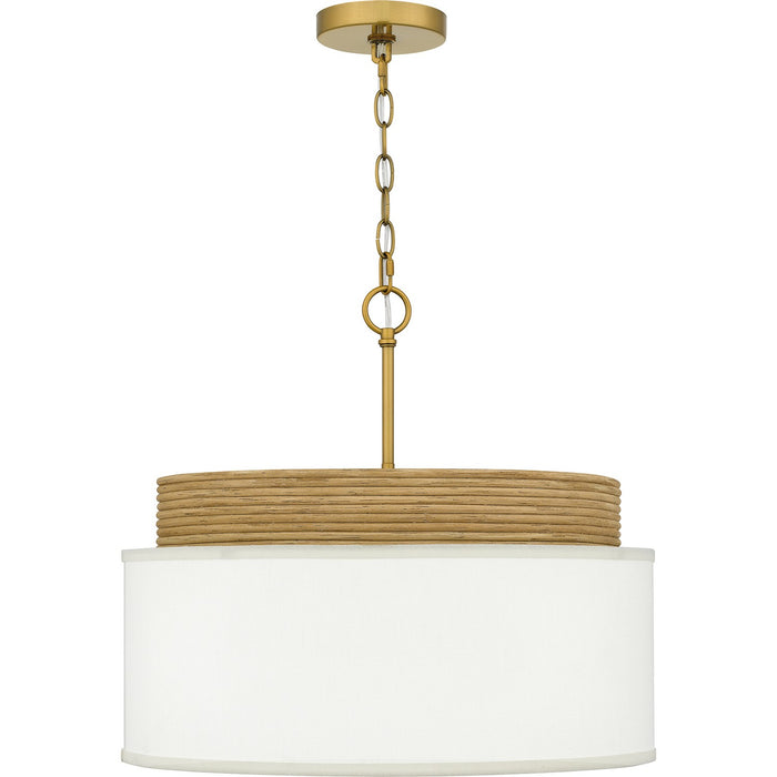 Myhouse Lighting Quoizel - QP6757BRG - Four Light Pendant - Quoizel Pendant - Brushed Gold