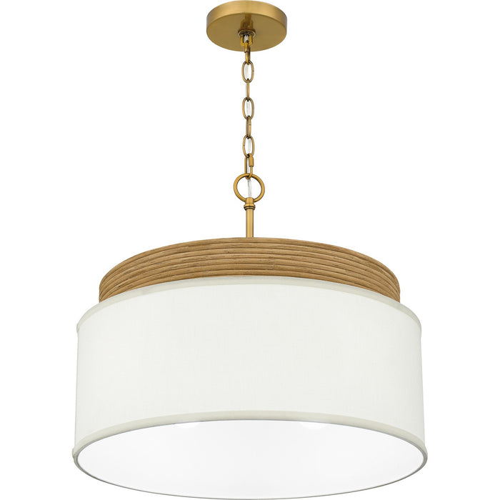 Myhouse Lighting Quoizel - QP6757BRG - Four Light Pendant - Quoizel Pendant - Brushed Gold