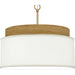 Myhouse Lighting Quoizel - QP6757BRG - Four Light Pendant - Quoizel Pendant - Brushed Gold