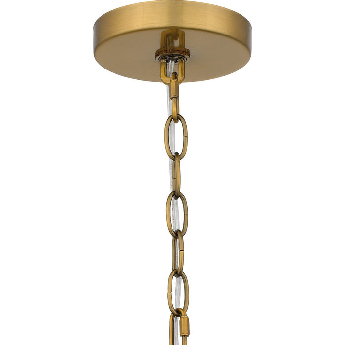 Myhouse Lighting Quoizel - QP6757BRG - Four Light Pendant - Quoizel Pendant - Brushed Gold