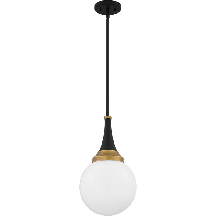 Myhouse Lighting Quoizel - QP6758MBK - One Light Pendant - Quoizel Pendant - Matte Black