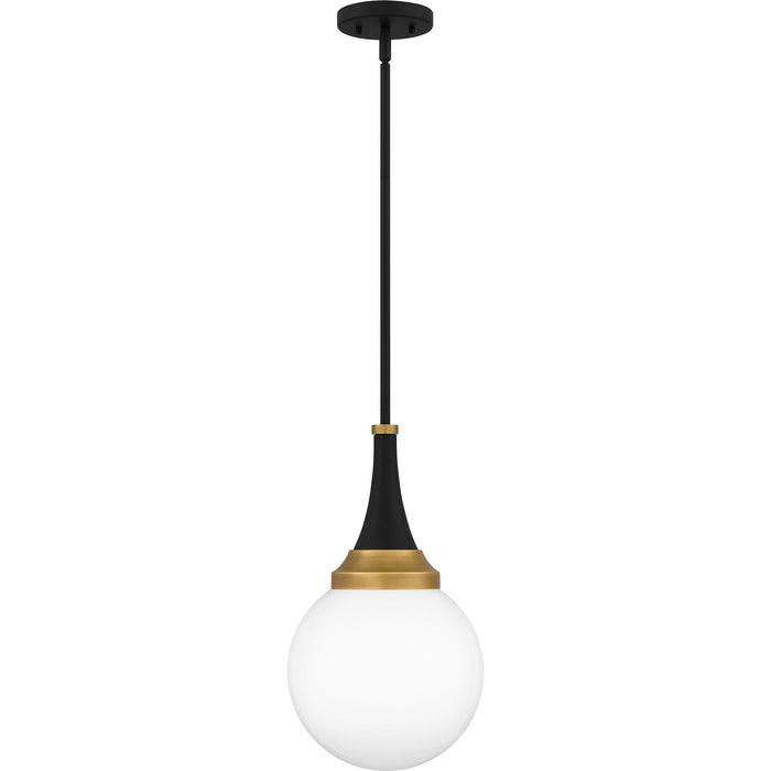 Myhouse Lighting Quoizel - QP6758MBK - One Light Pendant - Quoizel Pendant - Matte Black