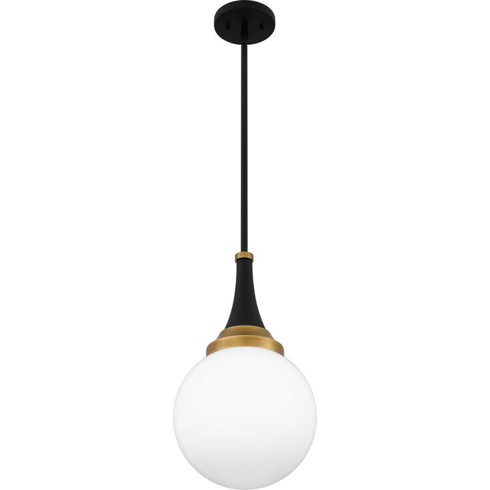 Myhouse Lighting Quoizel - QP6758MBK - One Light Pendant - Quoizel Pendant - Matte Black