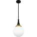 Myhouse Lighting Quoizel - QP6758MBK - One Light Pendant - Quoizel Pendant - Matte Black