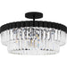 Myhouse Lighting Quoizel - QSF6742MBK - Four Light Semi Flush Mount - Quoizel Semi-Flush Mount - Matte Black