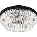 Myhouse Lighting Quoizel - QSF6742MBK - Four Light Semi Flush Mount - Quoizel Semi-Flush Mount - Matte Black