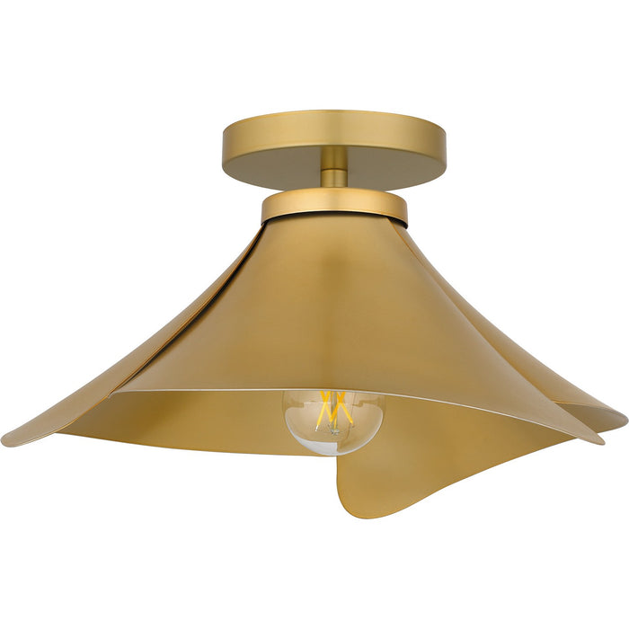 Myhouse Lighting Quoizel - QSF6747LG - One Light Semi Flush Mount - Quoizel Semi-Flush Mount - Light Gold