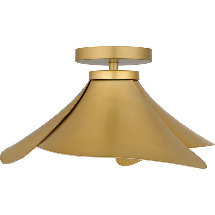 Myhouse Lighting Quoizel - QSF6747LG - One Light Semi Flush Mount - Quoizel Semi-Flush Mount - Light Gold