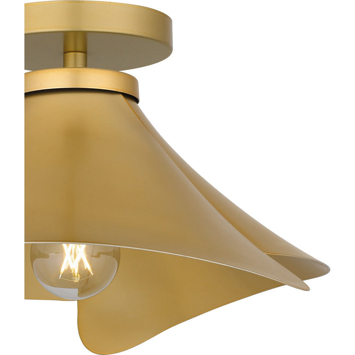 Myhouse Lighting Quoizel - QSF6747LG - One Light Semi Flush Mount - Quoizel Semi-Flush Mount - Light Gold