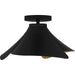 Myhouse Lighting Quoizel - QSF6747MBK - One Light Semi Flush Mount - Quoizel Semi-Flush Mount - Matte Black