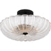 Myhouse Lighting Quoizel - QSF6748MBK - Three Light Semi Flush Mount - Quoizel Semi-Flush Mount - Matte Black