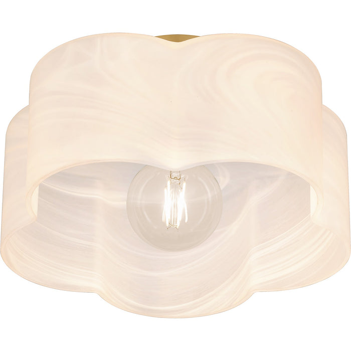 Myhouse Lighting Quoizel - QSF6760BWS - One Light Semi Flush Mount - Quoizel Semi-Flush Mount - Brushed Weathered Brass