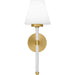 Myhouse Lighting Quoizel - QW6752BRG - One Light Wall Sconce - Quoizel Wood - Brushed Gold