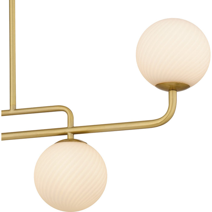 Myhouse Lighting Quoizel - RGS540BRG - Five Light Linear Chandelier - Regis - Brushed Gold