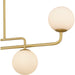 Myhouse Lighting Quoizel - RGS540BRG - Five Light Linear Chandelier - Regis - Brushed Gold