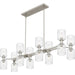 Myhouse Lighting Quoizel - RMD846BN - Eight Light Linear Chandelier - Ramada - Brushed Nickel