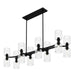 Myhouse Lighting Quoizel - RMD846MBK - Eight Light Linear Chandelier - Ramada - Matte Black