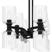 Myhouse Lighting Quoizel - RMD846MBK - Eight Light Linear Chandelier - Ramada - Matte Black