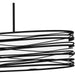 Myhouse Lighting Quoizel - SPL542K - Five Light Linear Chandelier - Spiral - Mystic Black