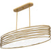 Myhouse Lighting Quoizel - SPL542LG - Five Light Linear Chandelier - Spiral - Light Gold