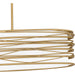 Myhouse Lighting Quoizel - SPL542LG - Five Light Linear Chandelier - Spiral - Light Gold