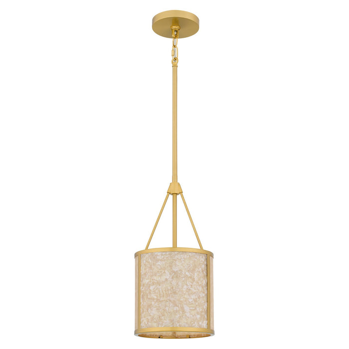 Myhouse Lighting Quoizel - STO1508BRG - One Light Mini Pendant - Stoneland - Brushed Gold