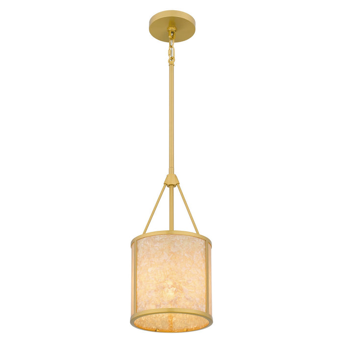 Myhouse Lighting Quoizel - STO1508BRG - One Light Mini Pendant - Stoneland - Brushed Gold