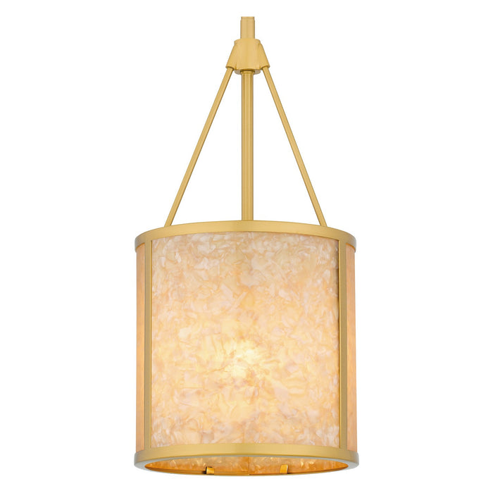 Myhouse Lighting Quoizel - STO1508BRG - One Light Mini Pendant - Stoneland - Brushed Gold