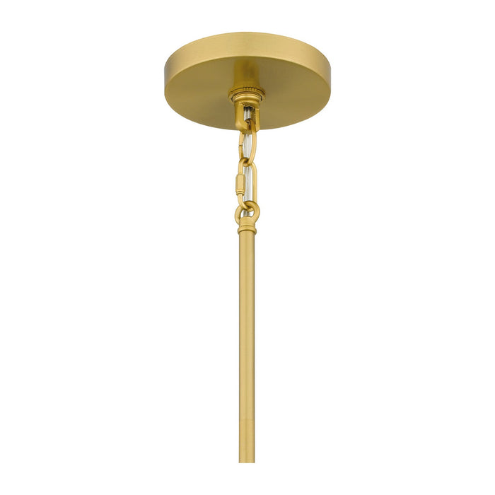 Myhouse Lighting Quoizel - STO2824BRG - Six Light Pendant - Stoneland - Brushed Gold