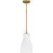 Myhouse Lighting Quoizel - STS1506BRG - One Light Mini Pendant - Stetson - Brushed Gold