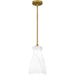 Myhouse Lighting Quoizel - STS1506BRG - One Light Mini Pendant - Stetson - Brushed Gold