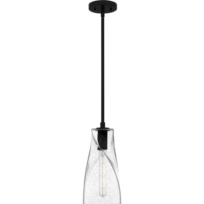 Myhouse Lighting Quoizel - STS1506MBK - One Light Mini Pendant - Stetson - Matte Black