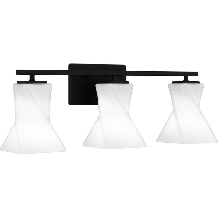 Myhouse Lighting Quoizel - STS8624MBK - Three Light Bath - Stetson - Matte Black