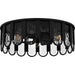 Myhouse Lighting Quoizel - VEA1616MBK - Three Light Flush Mount - Vera - Matte Black