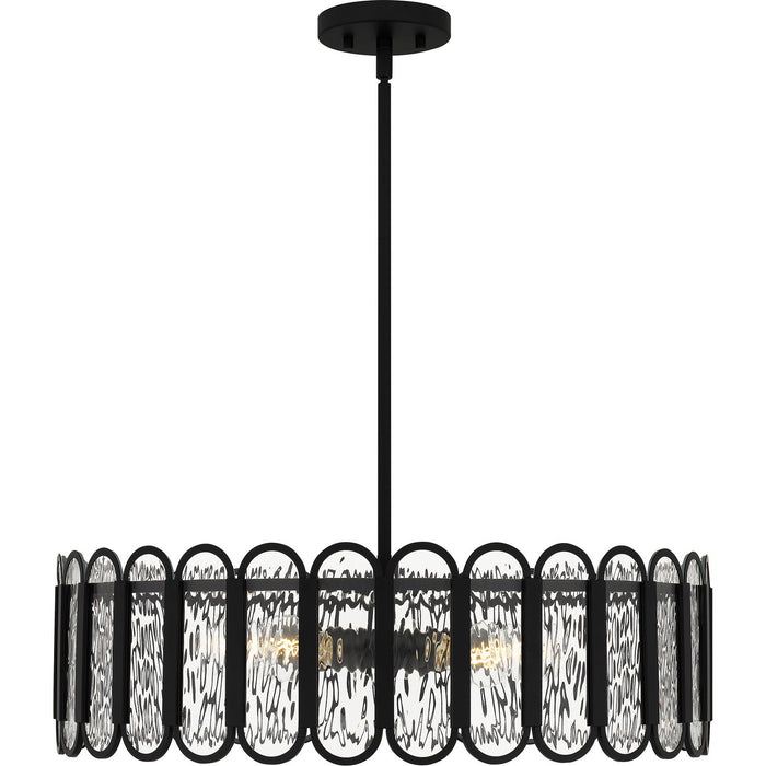 Myhouse Lighting Quoizel - VEA2824MBK - Five Light Pendant - Vera - Matte Black