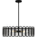 Myhouse Lighting Quoizel - VEA2824MBK - Five Light Pendant - Vera - Matte Black