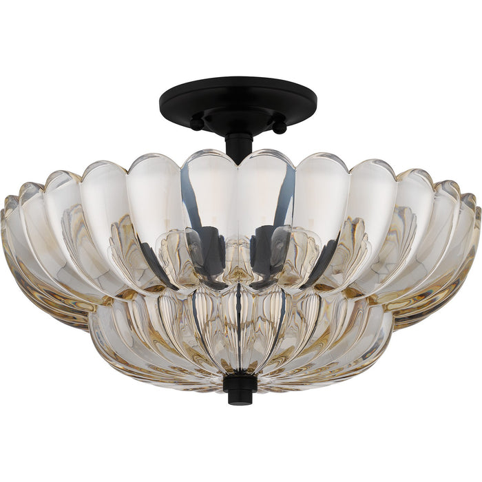 Myhouse Lighting Quoizel - WHP1716MC - Four Light Semi Flush Mount - Whitecap - Mottled Cocoa