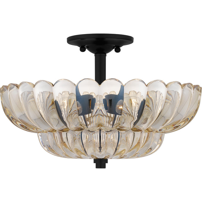 Myhouse Lighting Quoizel - WHP1716MC - Four Light Semi Flush Mount - Whitecap - Mottled Cocoa