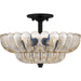 Myhouse Lighting Quoizel - WHP1716MC - Four Light Semi Flush Mount - Whitecap - Mottled Cocoa