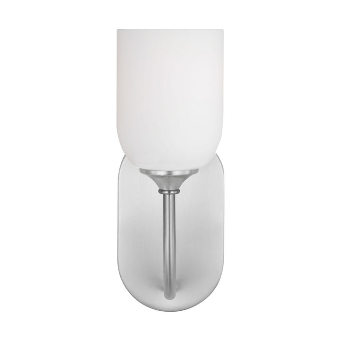 Myhouse Lighting Generation Lighting - GLV1021EN3/BS - One Light Vanity - Emile - Brushed Steel