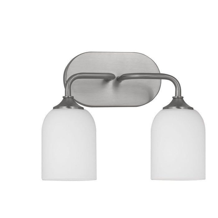 Myhouse Lighting Generation Lighting - GLV1022EN3/BS - Two Light Vanity - Emile - Brushed Steel