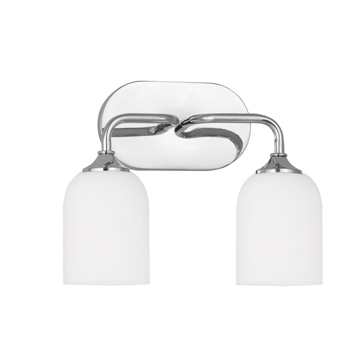 Myhouse Lighting Generation Lighting - GLV1022EN3/CH - Two Light Vanity - Emile - Chrome