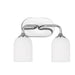 Myhouse Lighting Generation Lighting - GLV1022EN3/CH - Two Light Vanity - Emile - Chrome
